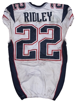 2012 Stevan Ridley Game Used New England Patriots Road Jersey Worn Vs. Rams In London On 10/28/12 (NFL PSA/DNA)